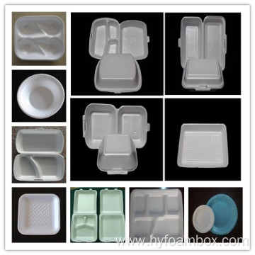 PS Foam Fast Food Box Container Machine